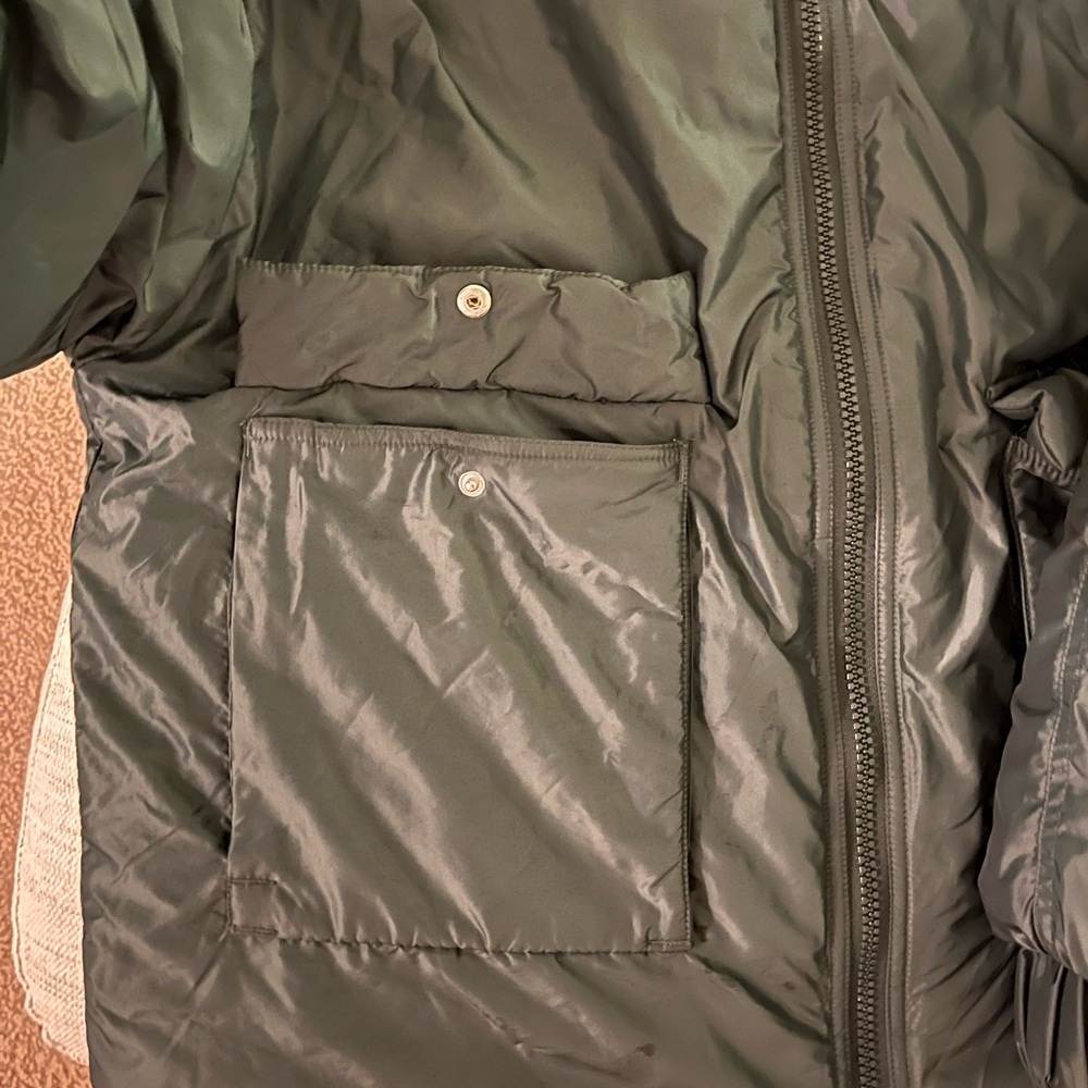 Fabletics Puffer Jacket Dark Green - image 5